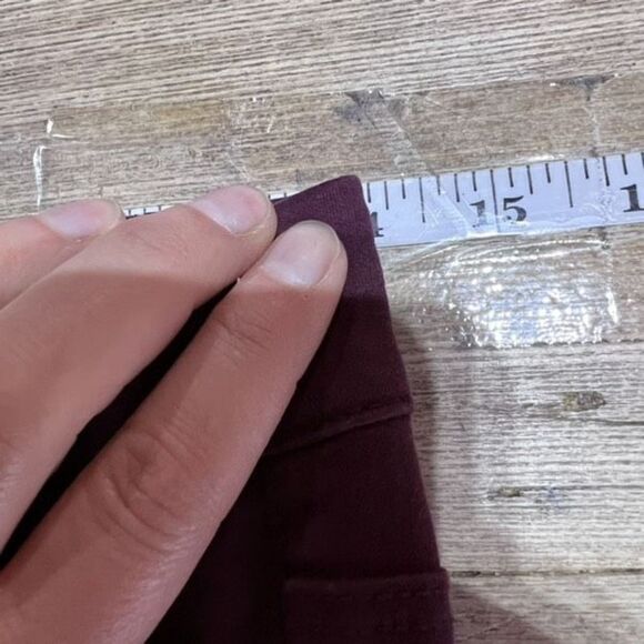 American Eagle Outfitters Womens Extreme Legging Ankle Pants Burgundy Size 2 NWT - Picture 11 of 15